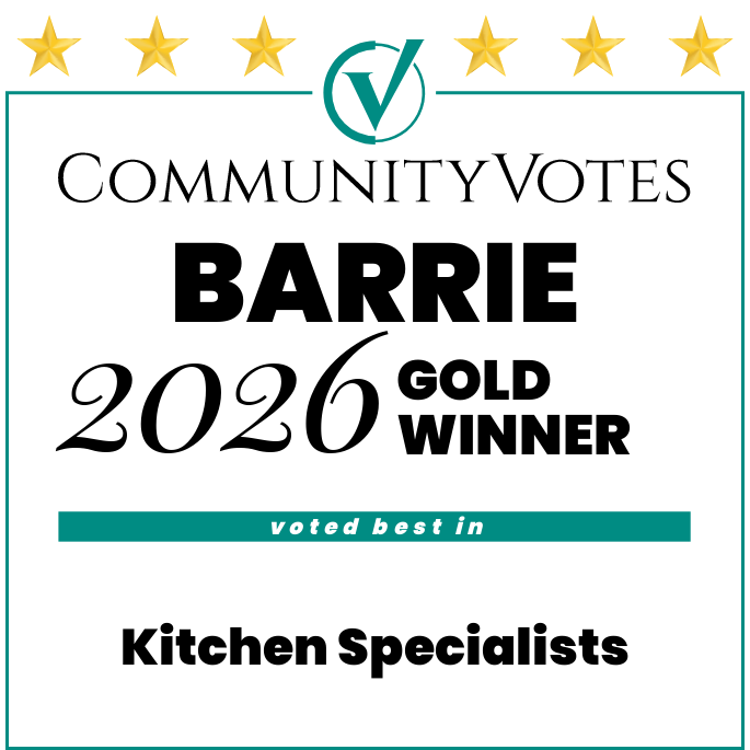 CommunityVotes Barrie 2026 Gold Winner — Kitchen Specialists