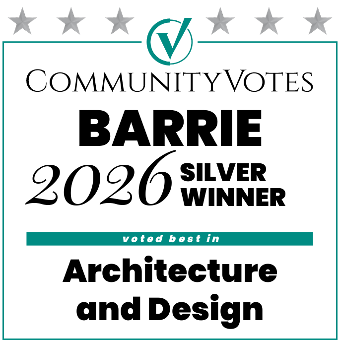 CommunityVotes Barrie 2026 Silver Winner — Architecture and Design